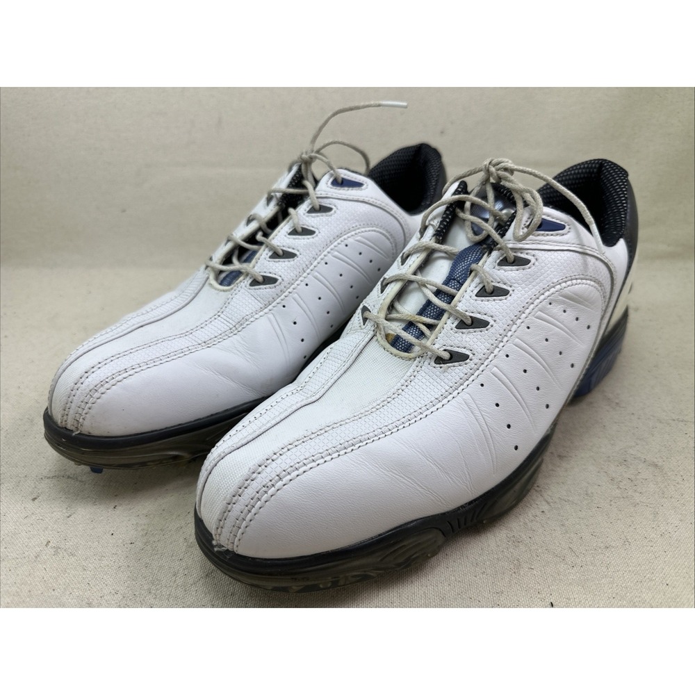 FootJoy FJ Sport Men's Leather Golf Cleats Flex White Shoes Size 10 M